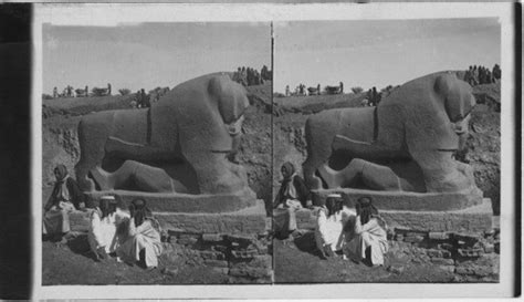 Famous Sculptured Lion Of Babylon Mesopotamia — Calisphere