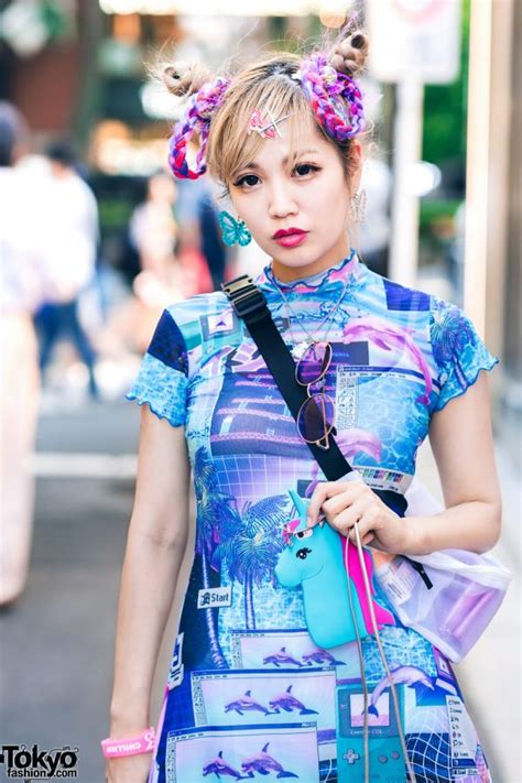 Vaporwave Or Seapunk Dress In Harajuku Tokyo Fashion News Seapunk