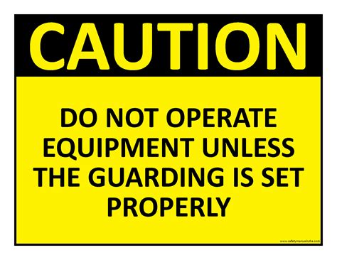 Machine Guards Osha Safety Manuals