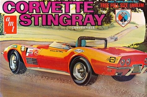 Amt Corvette Stingray Box Art