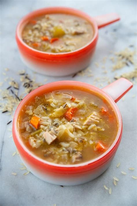 How To Make Turkey Carcass Soup The Kitchen Magpie Turkey Soup From