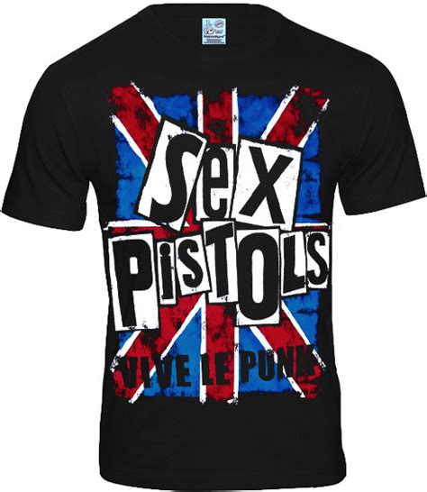 Original Sex Pistols Retro Herren T Shirt Vive Le Punk Bestellen