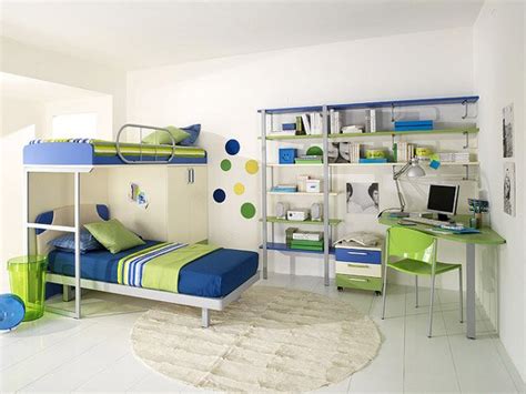 Blue and green with stairs storage. 15 Blue and Green Boys Room Ideas | Ultimate Home Ideas