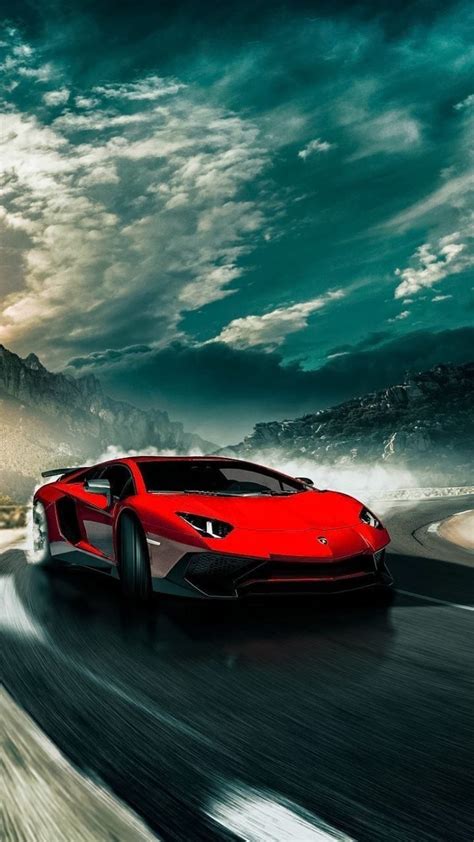 Super Carz Car Iphone Wallpaper Red Lamborghini Lamborghini