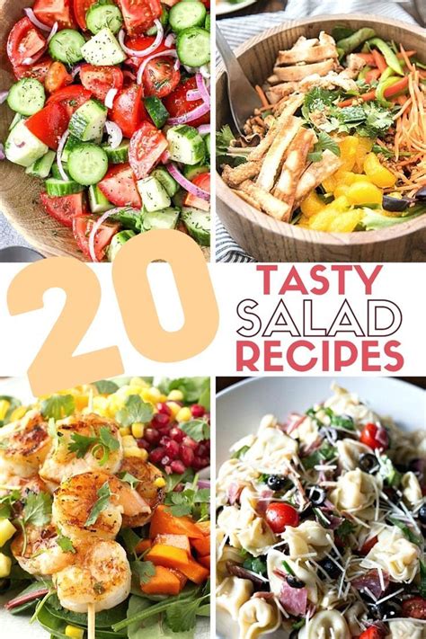 20 Tasty Salad Recipes for Dinner | The Crafty Blog ...
