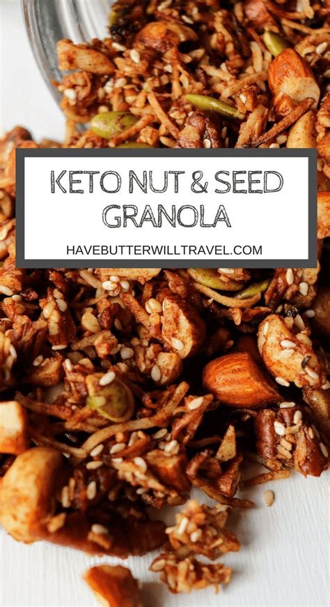 Serve with whole grain crackers or toast. Keto Granola Recipe - Quick and Easy - Have Butter will