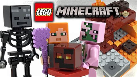 Lego Minecraft The Nether Fighter Review 2018 Set 21139