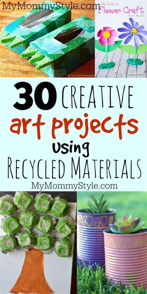 30 Creative Recycled Art Projects Recycled Crafts Kids Projects
