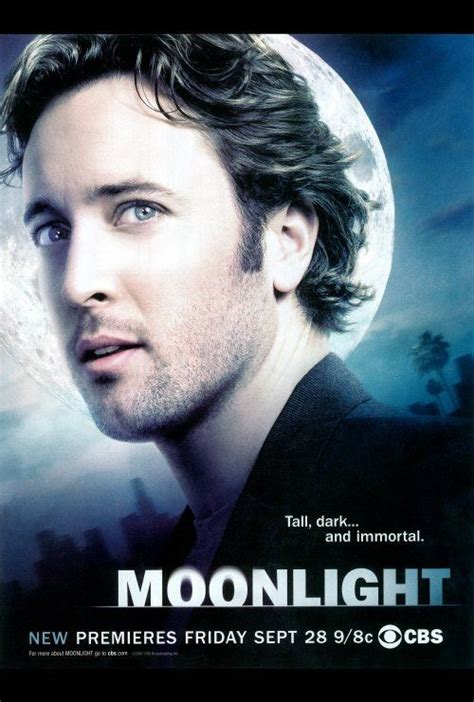 Moonlight 11x17 Tv Poster 2007 In 2020 Moonlight Tv Series Alex O