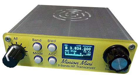 All Band Hf Direct Conversion Transceiver Qrpver Dc 3001 Minion Mini