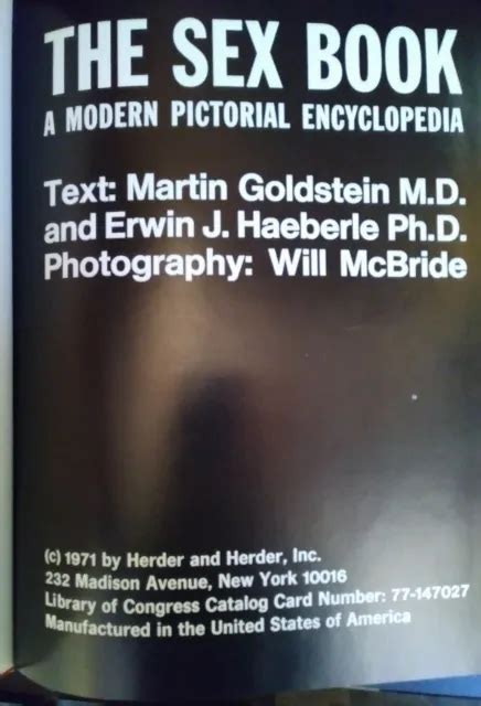 vintage the sex book a modern pictorial encyclopedia 1971 herder and herder inc 49 99 picclick