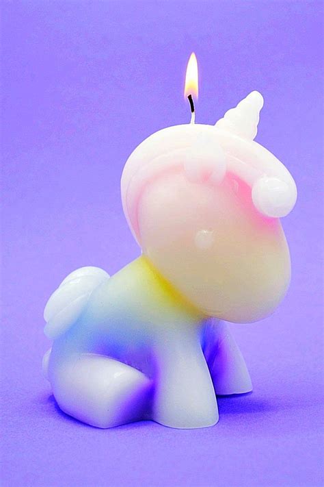 Color Melting Unicorn Candle Unicorn Candle Candles Color Melting
