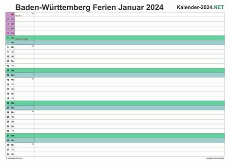 Ferien Baden Württemberg 2024 Ferienkalender And Übersicht