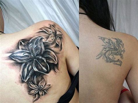 Black Lily Shoulder Cover Up Tattoo St65013 1024×768 Shoulder