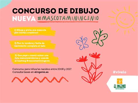 ⇨ Concurso De Dibujo Para Niños Con El Cc El Ingenio Hasta El 30 De Abril