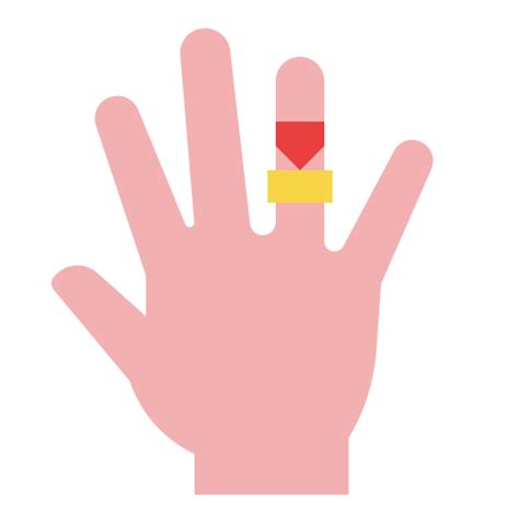 Ring Finger Pongsakornred Flat Icon