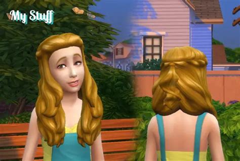 Sims 4 Hairs Mystufforigin Enchanting Hair For Girls