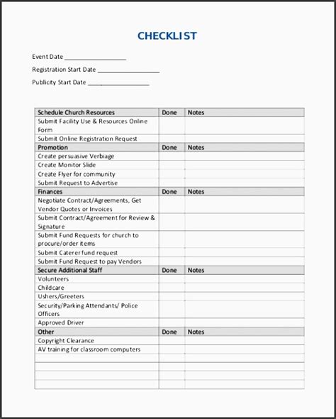 lesson plan checklist  printable form