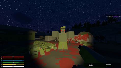 Unturned Nailgun And Chainsaw Vs Mega Zombie And Horde Beacon The