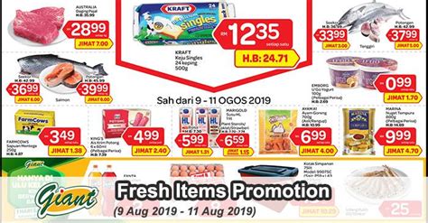 Aretha grocery deals 26,113 views. Giant Fresh Items Promotion (9 August 2019 - 11 August 2019)