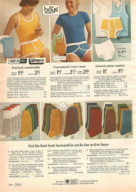 Lot Of 70s Vintage Mens Boys Underwear Pjs Catalog Pages Ads