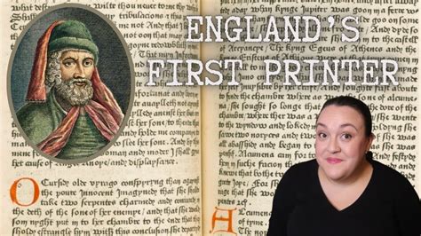 William Caxton Englands First Printer Youtube