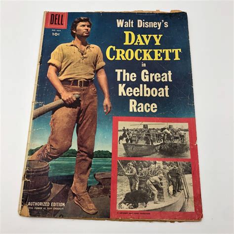 Davy Crockett In The Great Keelboat Race Four Color Comics 664 1955