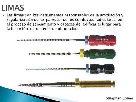 Tipos De Limas Endodonticas
