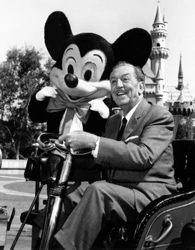 Walt Disney And Mickey Mouse At Disneyland Walter E Disney Photo