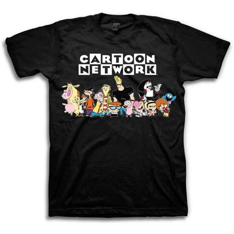 Cartoon Network Cartoon Network Mens Throwback Shirt Jonny Bravo And Dexters Laboratory Tee