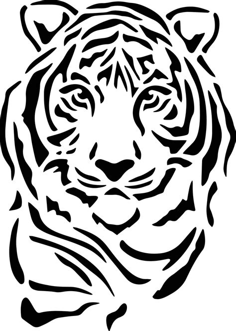 Tiger Re Usable Stencil 10 Inch X 7 Inch Etsy