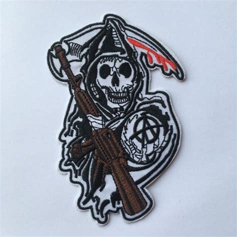 Reaper Sons Of Anarchy Patch Etsy