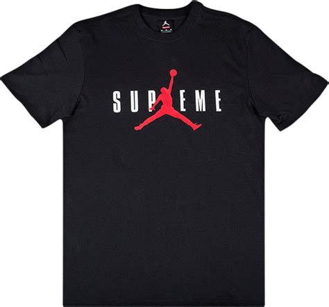 Buy Supreme X Jordan T Shirt Black Fw15t1 Black Goat