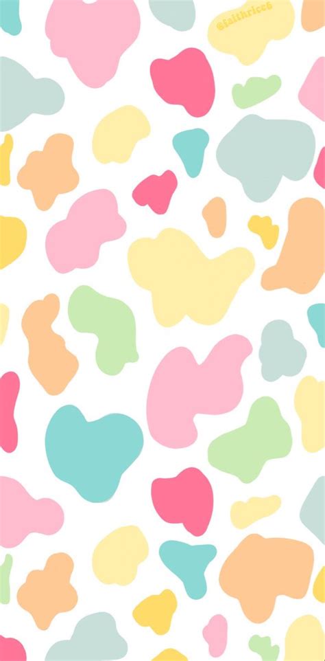 Pastel Aesthetic Iphone Pink Cow Print Wallpaper Img Snicker