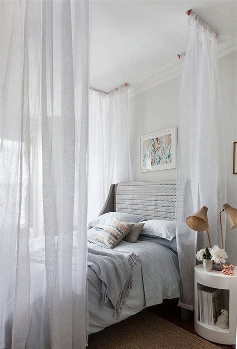 See more ideas about bed canopy, canopy, boho curtains. Use copper pipes and wooden poles for a clean, elegant ...