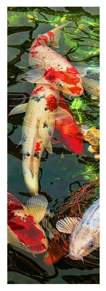 Japanese Koi Fish Pond Yoga Mat For Sale By Jennie Marie Schell