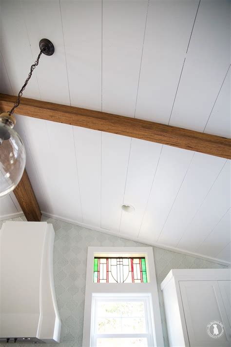 When i was thinking about adding shiplap to the ceiling, i looked at a lot of different spaces for inspiration and advice. How To Shiplap Your Ceilings - The Handmade Home - Shiplap ...