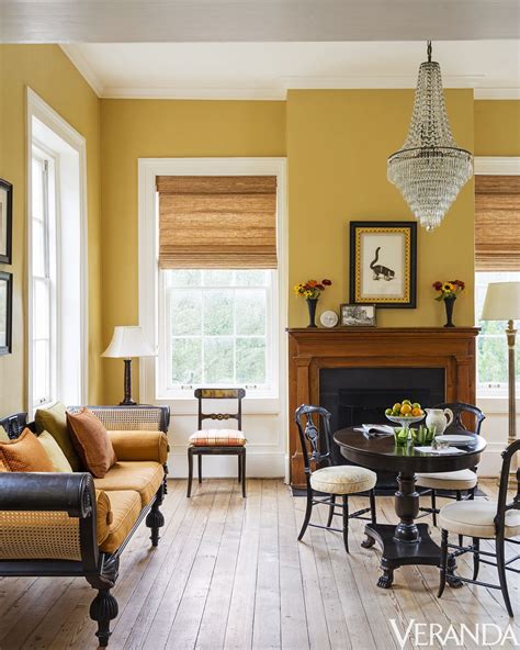 10 Designers Homes Distinguished By Curated Style Yellow Living Room