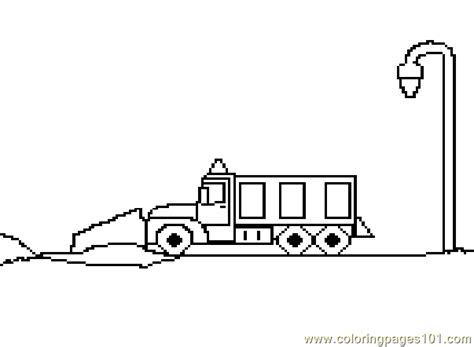 Coloring Snowplow Coloring Page for Kids - Free Miscellaneous Printable Coloring Pages Online
