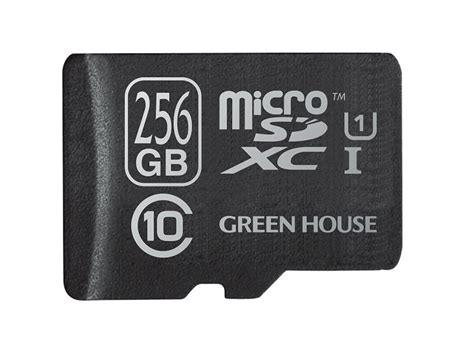 microSDの最大容量256GBモデルがグリーンハウスから。「GH-SDMRXCUB256G」が来月上旬発売 - エルミタージュ秋葉原