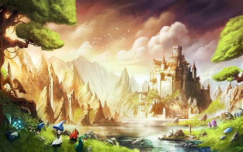 Trine 2 Castle Graphic Art Trine Hd Wallpaper Wallpaperbetter