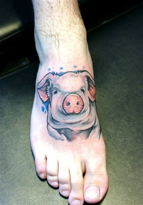 Pig and chicken foot tattoo. realistic chicken tattoo - Google Search | Pig tattoo, Foot tattoos, Tattoos