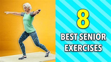 8 Best Exercises For Senior Home Workout Youtube