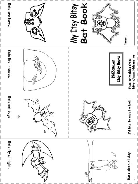 Bat Facts For Kids Printable