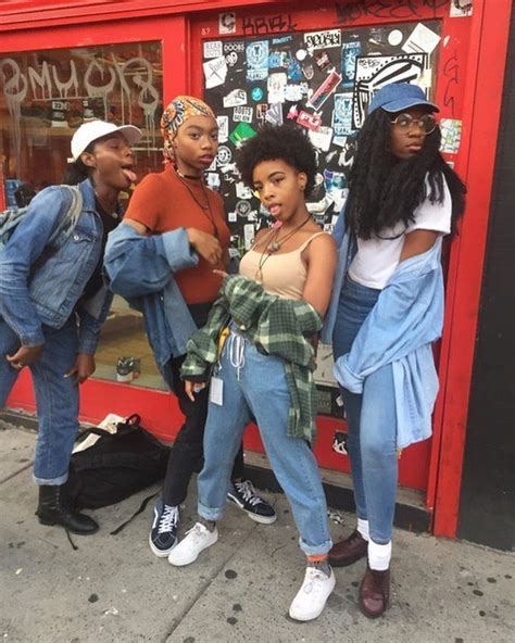 Black Girl Fly Magazine — Bgf Fly Girls Squaddd ️ Happy Tuesday Indie Outfits Men Cute