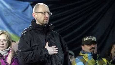 Ukraine Crisis Yatsenyuk Is Pm Designate Kiev Maidan Told Bbc News