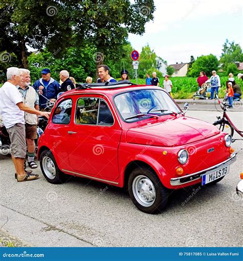 Iconic Italian Fiat 500 Mini Car Vintage Editorial Image Image Of Traditional Economy 75817085