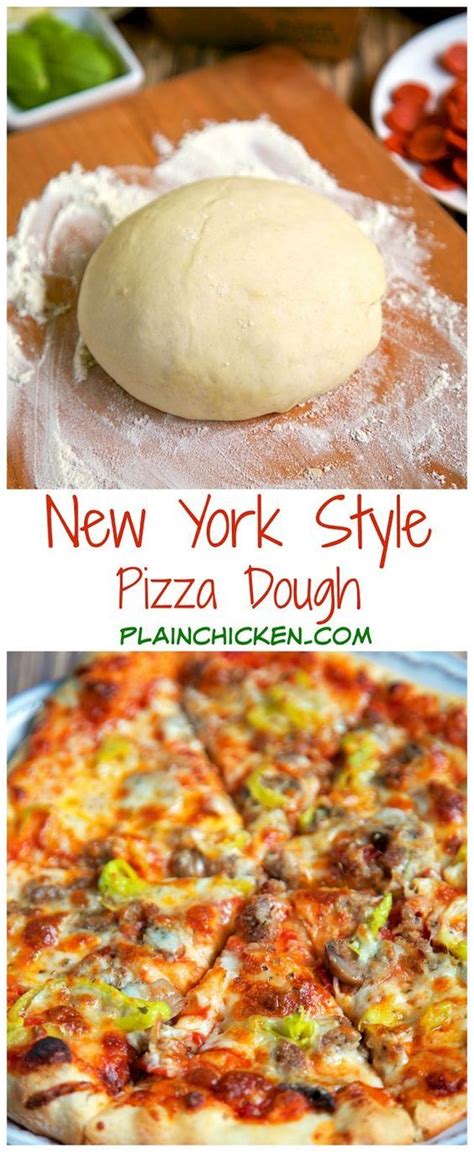 Since almost every new york slice shop doesn't use sourdough, they need the slow fermentation to help give the. New York Style Pizza Dough Recipe - only 4 ingredients to ...