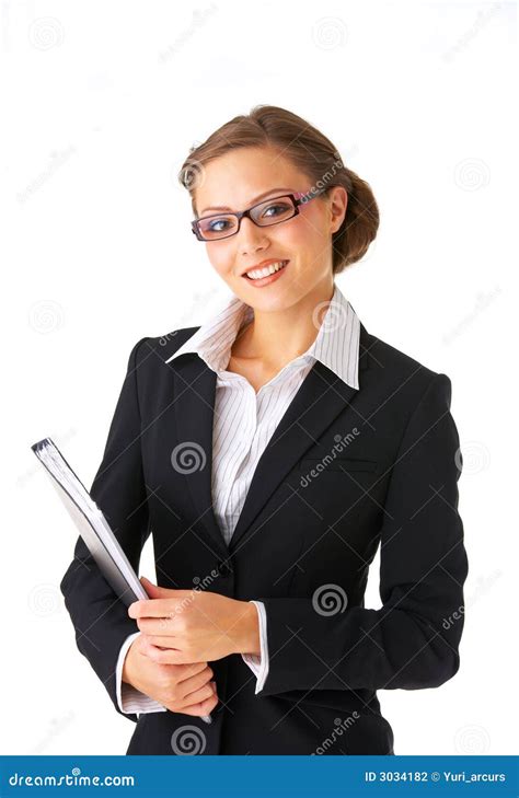 Isolated Business Woman Stock Photo Image Of Marketing 3034182