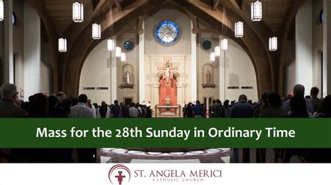 Mass For The 28th Sunday In Ordinary Time YouTube